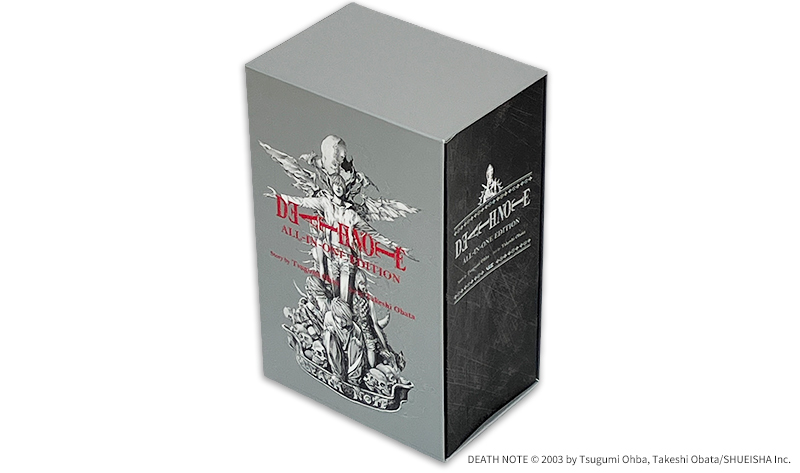 『DEATH NOTE (All-in-One Edition)』のパッケージデザイン